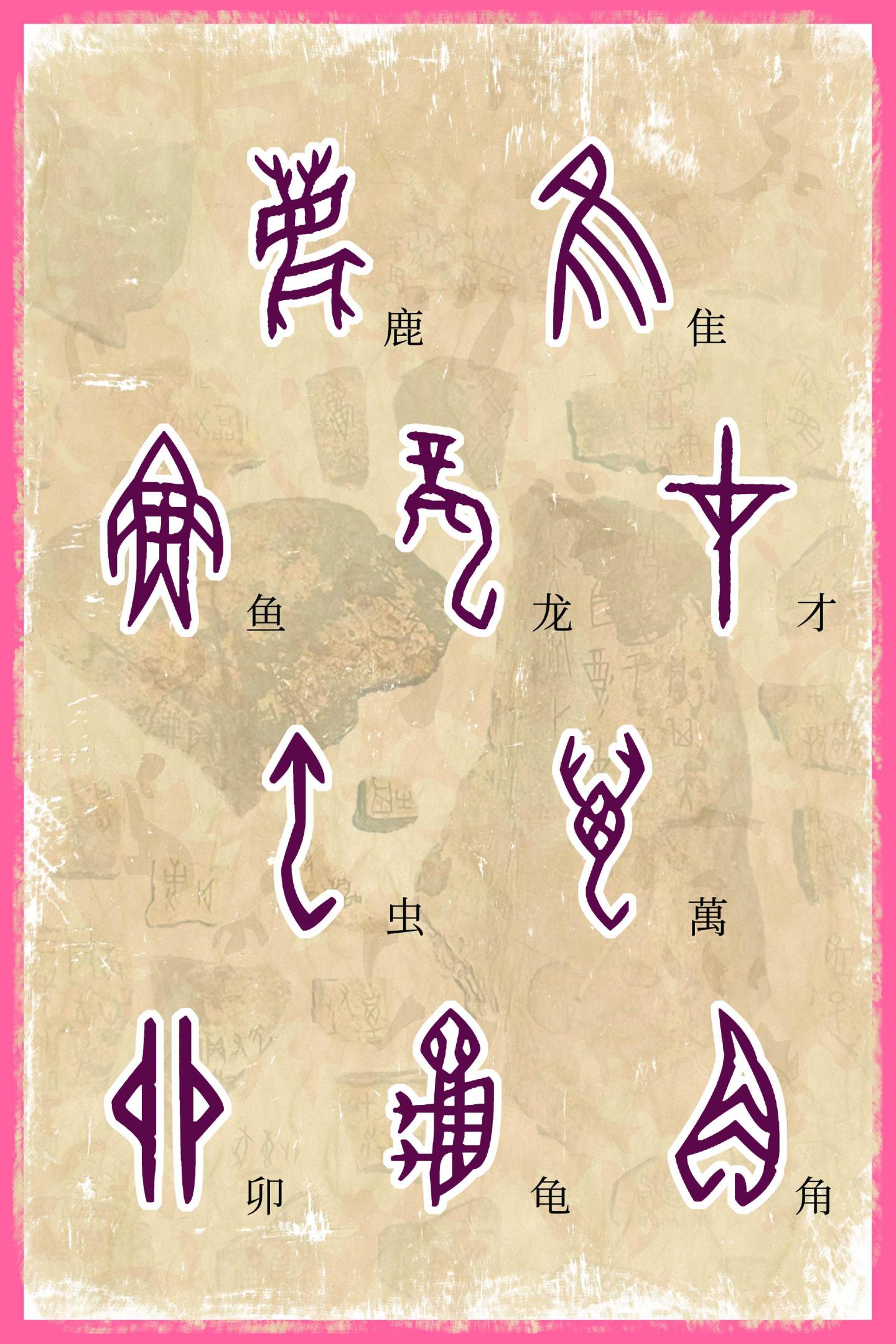 单字展板6